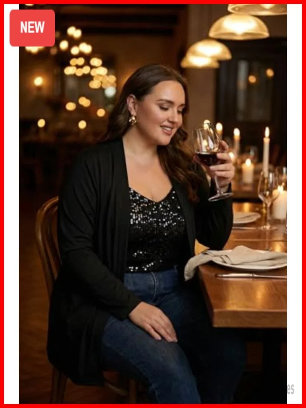 Plus Size Cardigan Women Open Front Rayon Spandex Lightweight Pockets